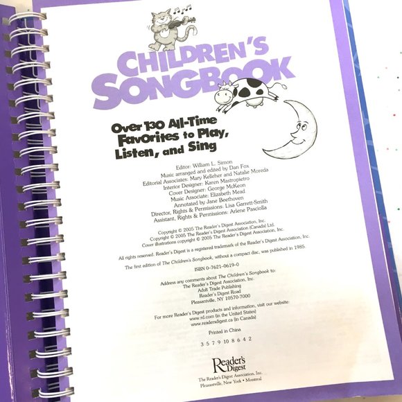 SING ALONG Reader's Digest Classic Children's Songs CD & Music Sheets - Picture 7 of 14
